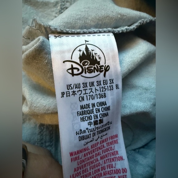 Disney Mickey and Minnie Denim Patch Skirt 3X - Picture 7 of 15